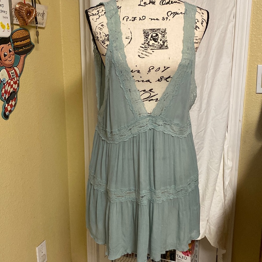 Free people green dress